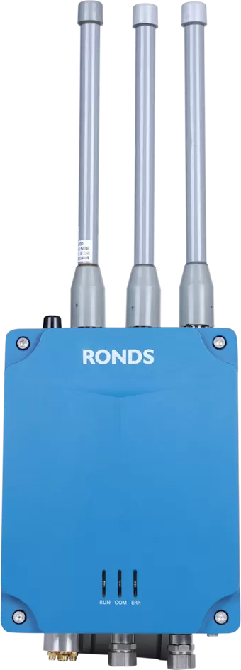 Ronds data-collector met drie antennes